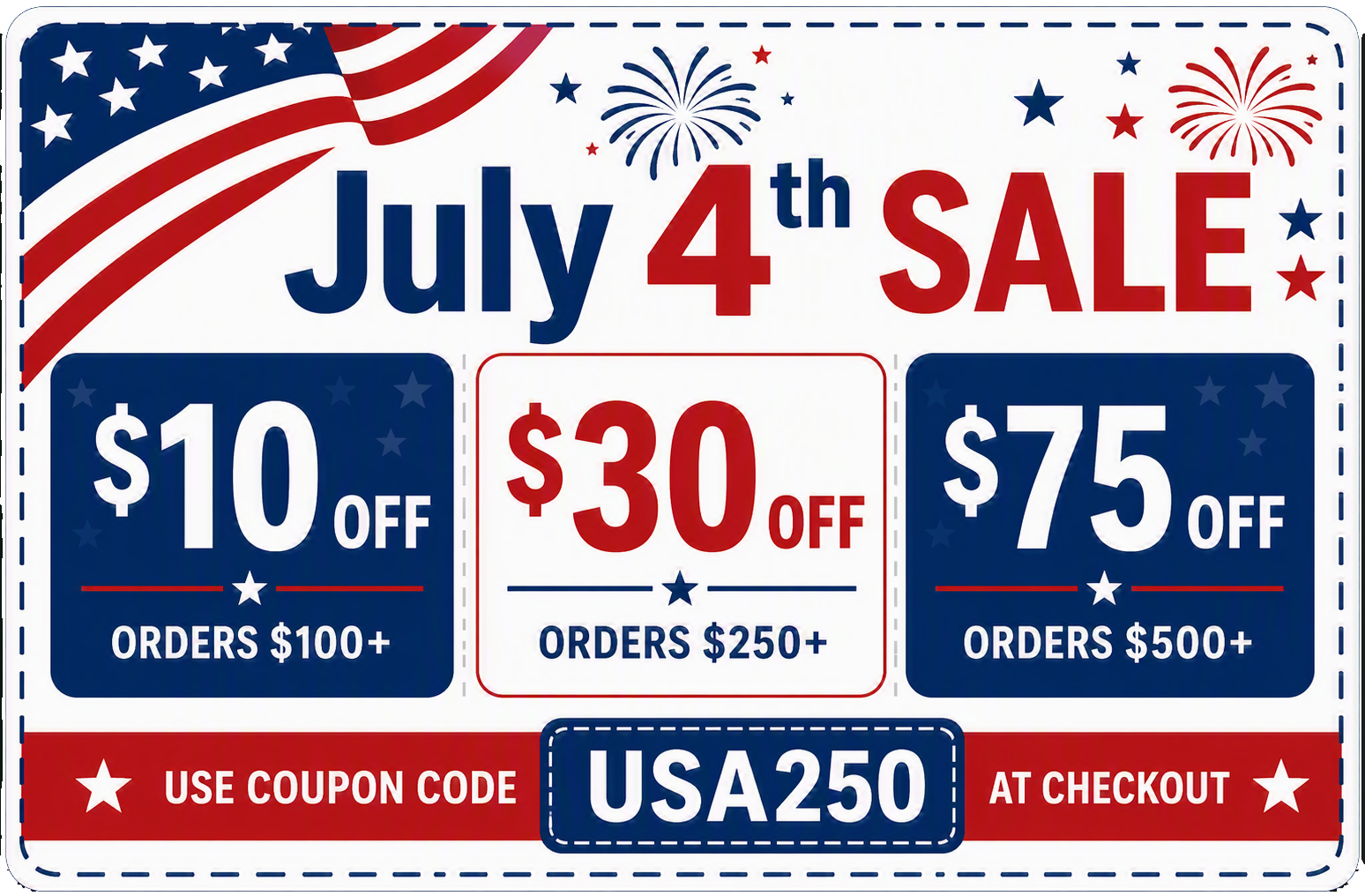 July 4th Sale Coupon