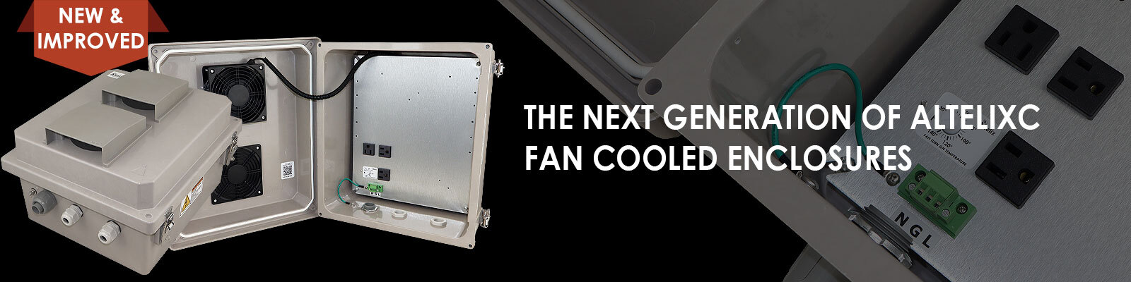 New and Improved Altelix FRP Fan Cooled Enclosures