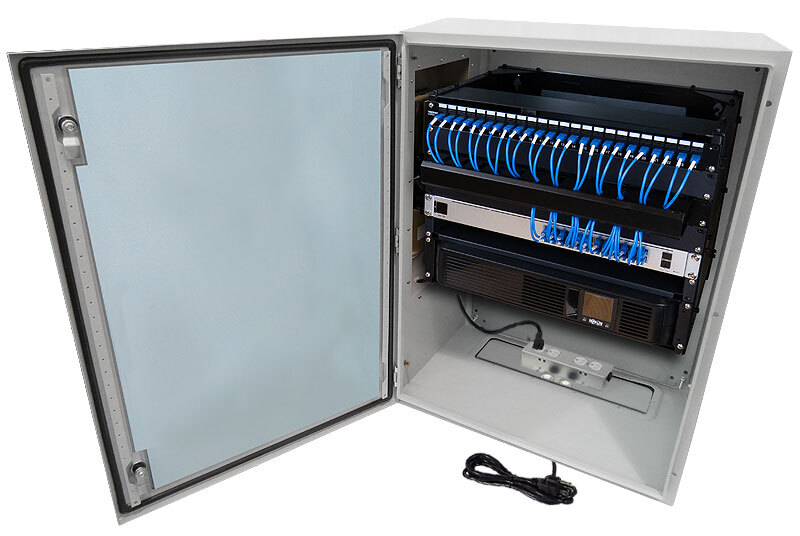 Altelix Air Conditioned Enclosure with 8U Equipment Rack Altelix Air Conditioned Enclosure with 8U Equipment Rack