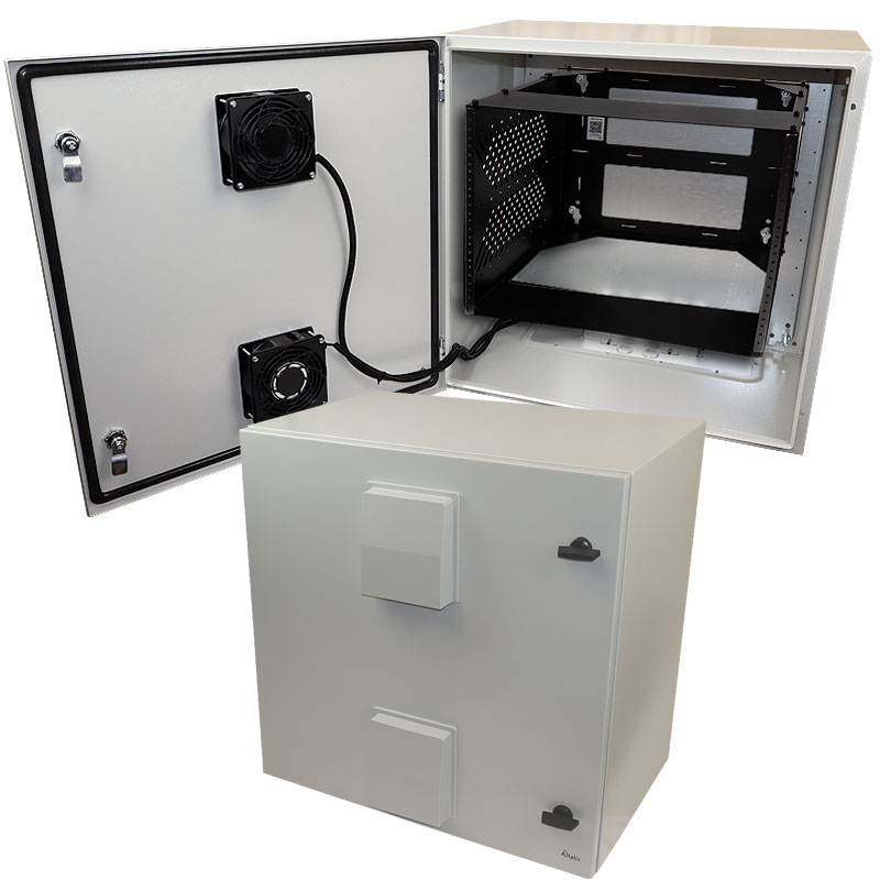 Altelix Steel Enclosures with Door Mounted Cooling Fans