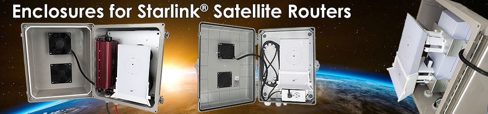 Enclosures for Starlink Satellite Routers and In-Motion 