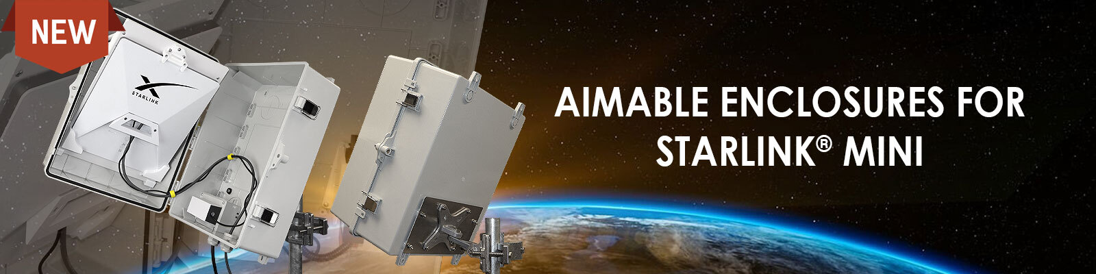 Aimable Enclosures for Starlink Mini