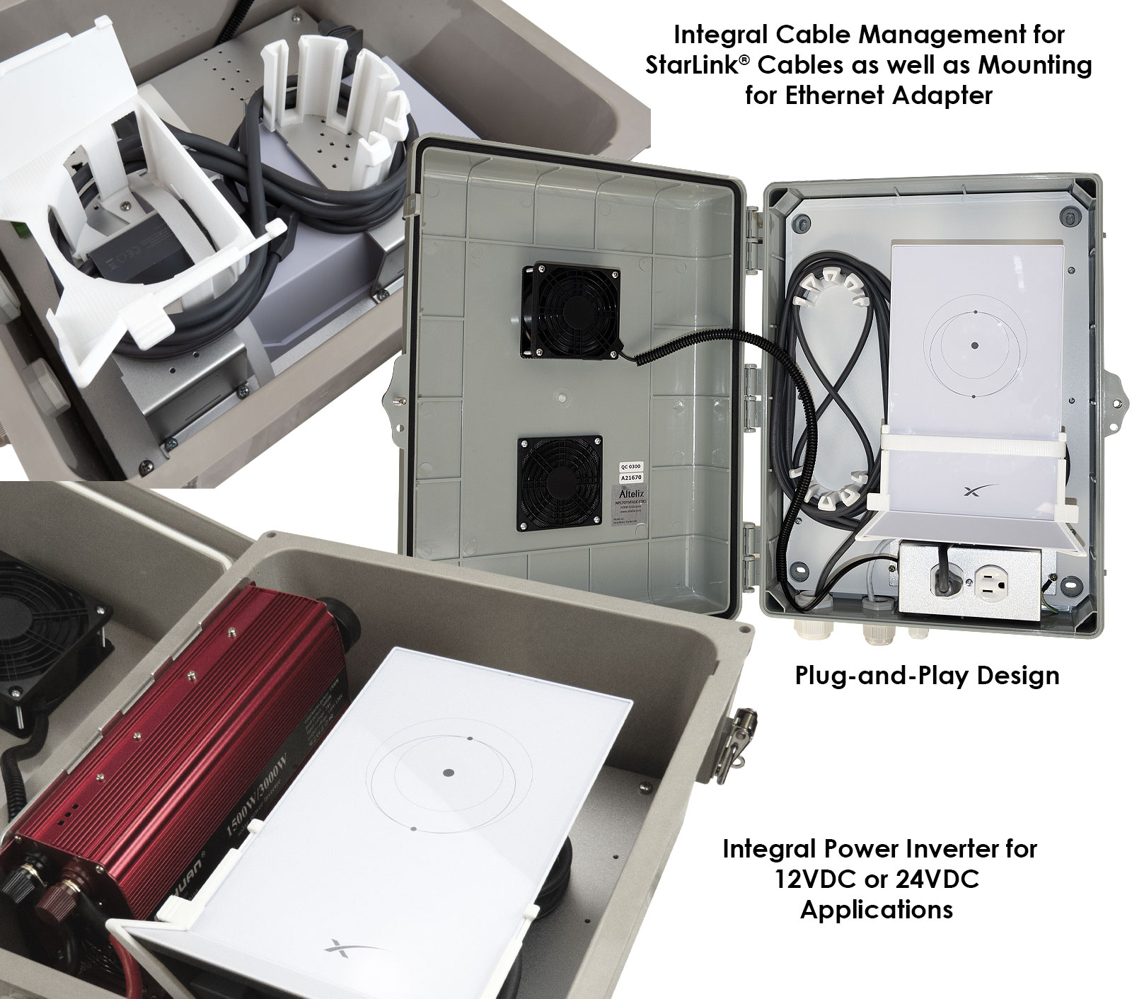 Enclosures for Starlink Satellite Routers