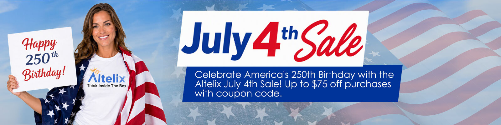 July 4th Sale!